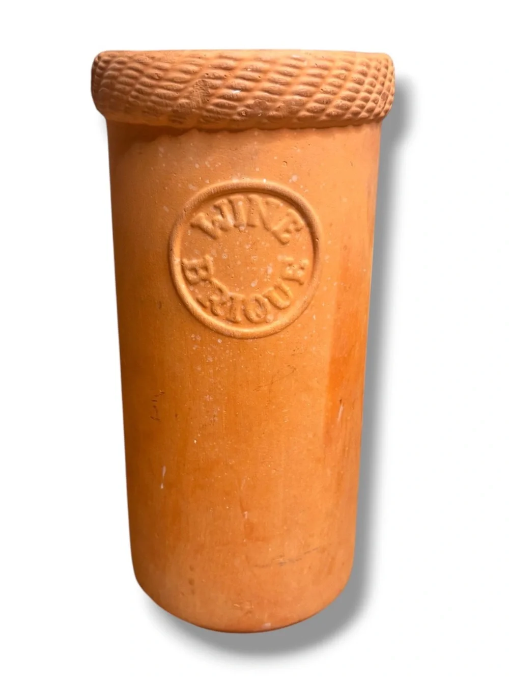 Vintage Wine Brique Clay Wine Chiller by Cuisine Concepts Terracotta 10in